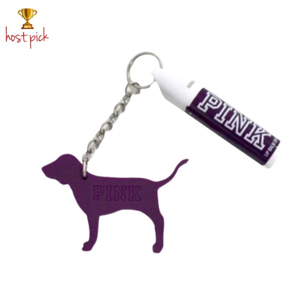 PINK Victoria's Secret Other - PINK VS Lip Balm Mini Dog Keychain